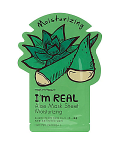 Tony Moly I'm Real Aloe Mask Sheet - Тканевая маска с экстрактом алоэ
